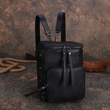 Load image into Gallery viewer, Quilted Ladies Small Leather Backpack Purse Rucksack Shoulder Purse For Women
