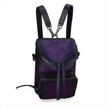 Load image into Gallery viewer, Quilted Ladies Small Leather Backpack Purse Rucksack Shoulder Purse For Women
