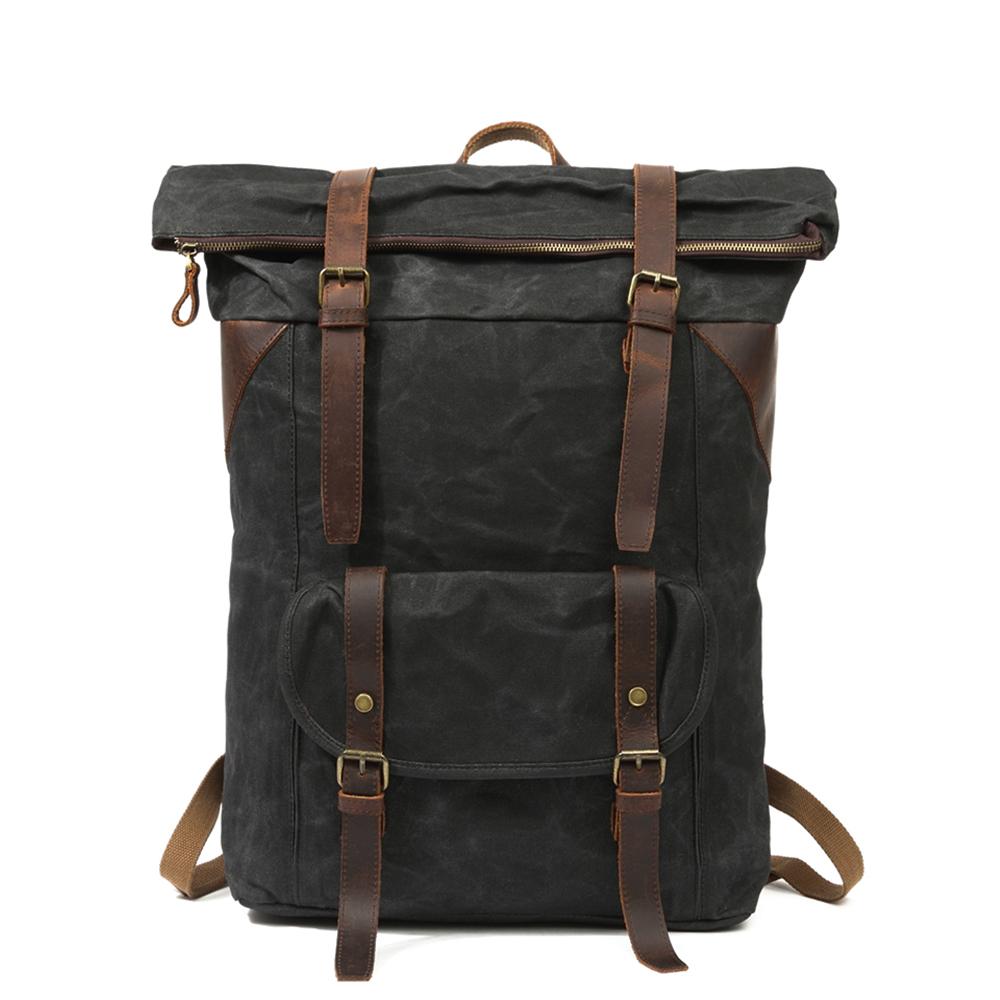 Vintage Roll Top Backpack