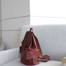 Load image into Gallery viewer, Stylish Ladies Genuine Leather Backpack Purse Rucksack Bag For Women
