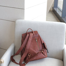 Load image into Gallery viewer, Stylish Ladies Genuine Leather Backpack Purse Rucksack Bag For Women
