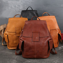 Load image into Gallery viewer, Stylish Ladies Genuine Leather Backpack Purse Rucksack Bag For Women
