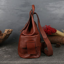 Load image into Gallery viewer, Stylish Ladies Genuine Leather Backpack Purse Rucksack Bag For Women
