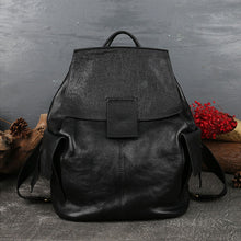 Load image into Gallery viewer, Stylish Ladies Genuine Leather Backpack Purse Rucksack Bag For Women
