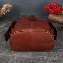 Load image into Gallery viewer, Stylish Ladies Genuine Leather Backpack Purse Rucksack Bag For Women
