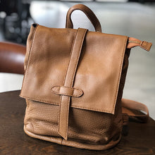 Load image into Gallery viewer, Stylish Small Ladies Genuine Leather Rucksack Backpack Purse for Women
