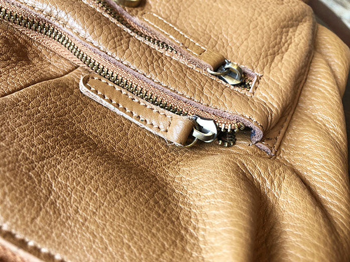 Stylish Small Ladies Genuine Leather Rucksack Backpack Purse for Women