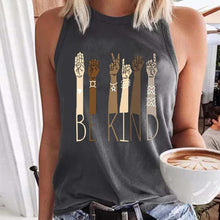 Load image into Gallery viewer, Attractive Print Round Neck Sleeveless Top
