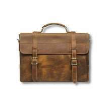 Load image into Gallery viewer, Michigan Full Grain Leather Briefcase Bag
