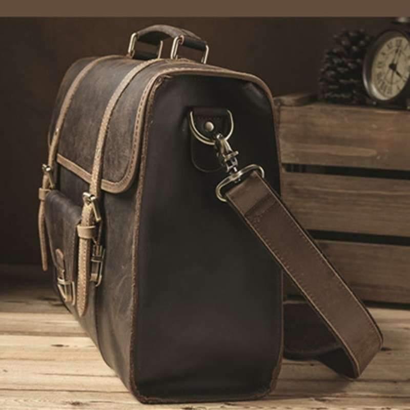 Memphis Leather Briefcase Bag
