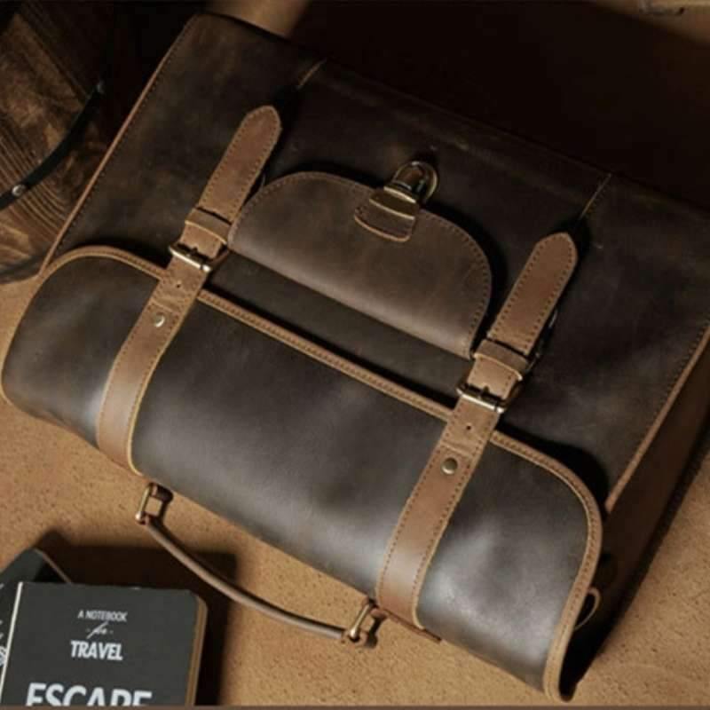 Memphis Leather Briefcase Bag