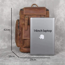 Load image into Gallery viewer, Orlando Full Grain Leather Rucksack
