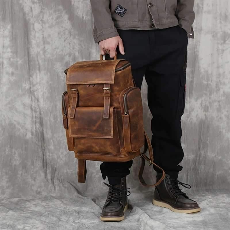 Orlando Full Grain Leather Rucksack