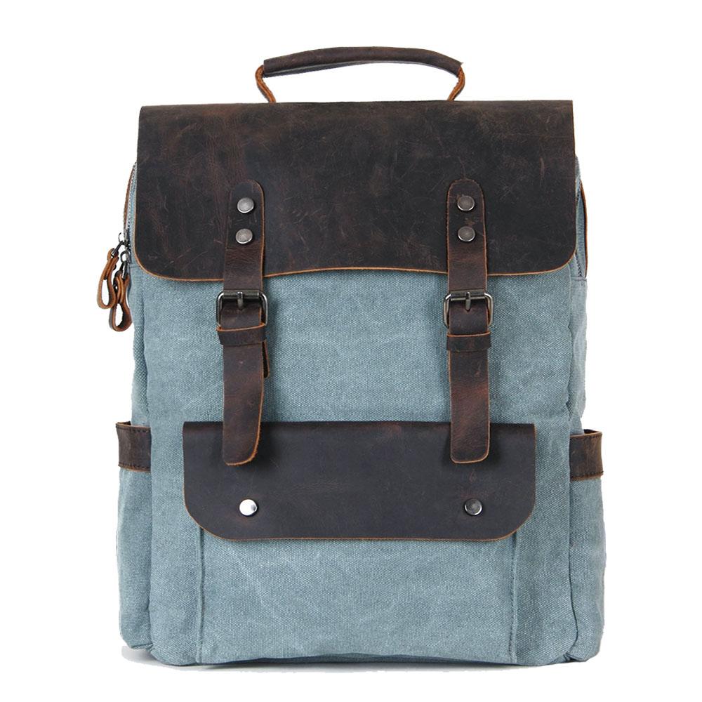 Helsinki Vintage Canvas Backpack