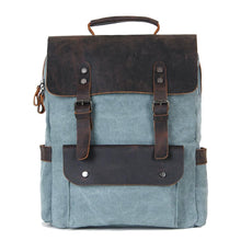 Load image into Gallery viewer, Helsinki Vintage Canvas Backpack
