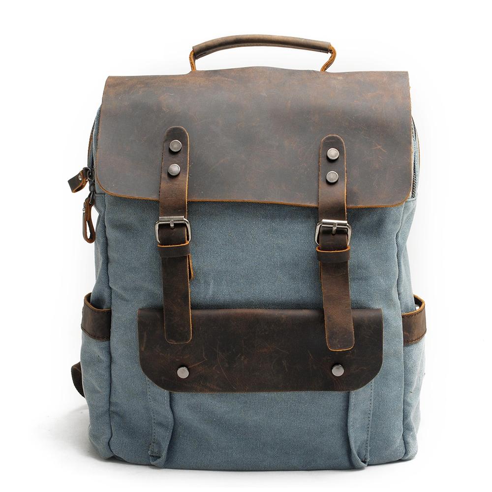 Helsinki Vintage Canvas Backpack