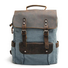 Load image into Gallery viewer, Helsinki Vintage Canvas Backpack

