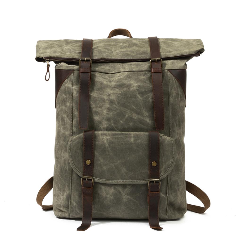 Vintage Roll Top Backpack