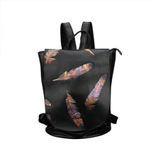 Load image into Gallery viewer, Vintage Ladies Embossed Leather Backpack Purse Rucksack Bag For Women
