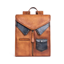 Load image into Gallery viewer, Vintage Ladies Genuine Leather Rucksack Uniform Shaped Backpack Purse For Women
