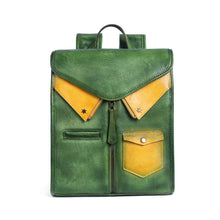 Load image into Gallery viewer, Vintage Ladies Genuine Leather Rucksack Uniform Shaped Backpack Purse For Women
