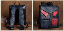 Load image into Gallery viewer, Vintage Ladies Genuine Leather Rucksack Uniform Shaped Backpack Purse For Women
