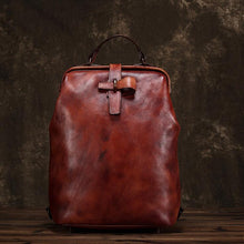 Load image into Gallery viewer, Vintage Ladies Leather Rucksack Handbag  Backpack Purse For Women
