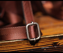 Load image into Gallery viewer, Vintage Ladies Mini Brown Leather Backpack Purse Small Leather Backpacks for Women
