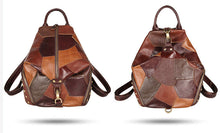 Load image into Gallery viewer, Vintage Womens Leather Western Backpack Purse Ladies Rucksack Bag For Women
