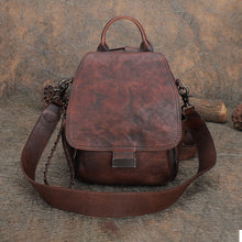 Load image into Gallery viewer, Mini Womens Vintage Leather Backpack Purse Cross Shoulder Bag Handbags for Women

