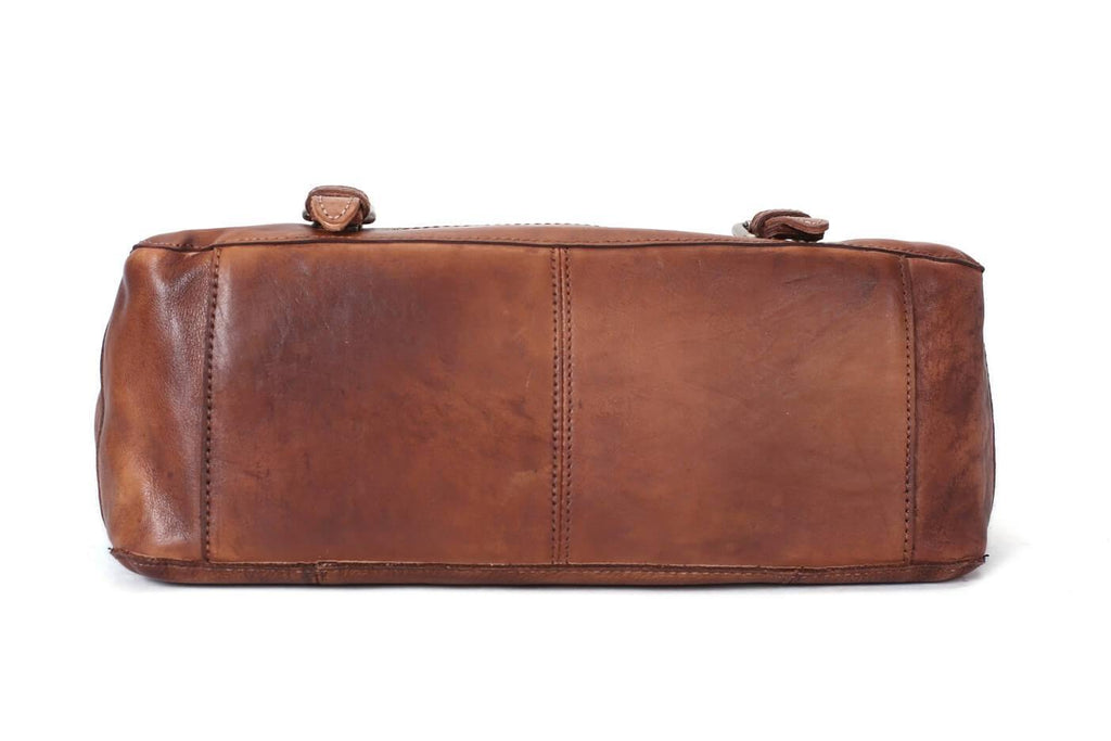 Houston Full Grain Leather Messenger Bag