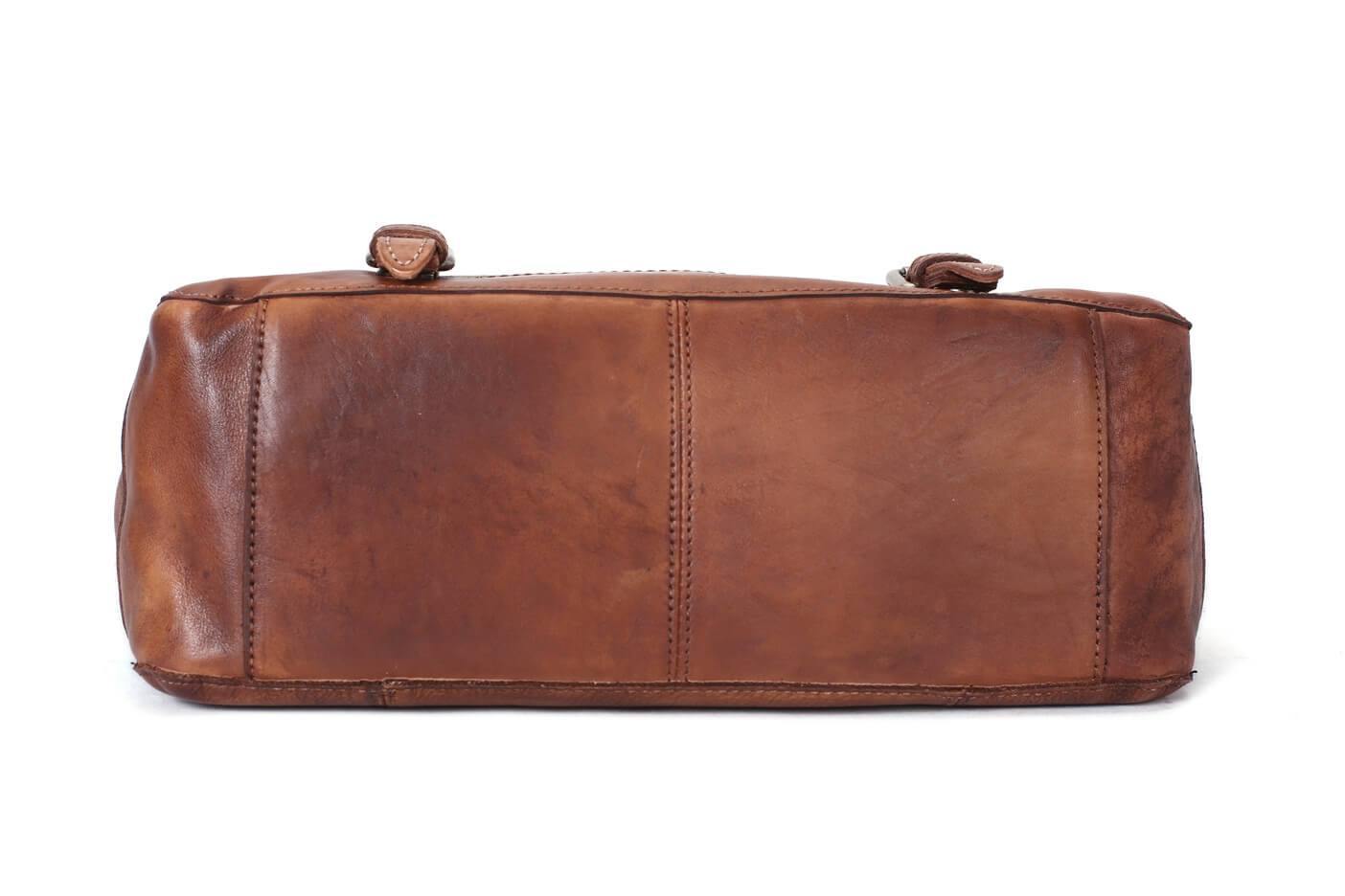 Houston Full Grain Leather Messenger Bag