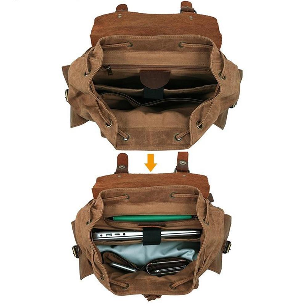 Waxed Canvas Backpack | LATVIA