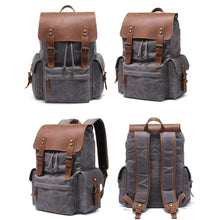 Load image into Gallery viewer, Waxed Canvas Backpack | LATVIA
