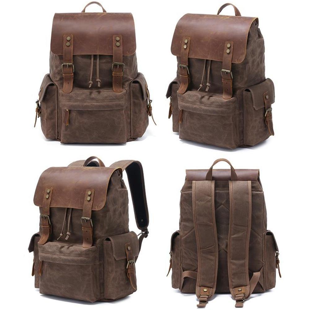 Waxed Canvas Backpack | LATVIA