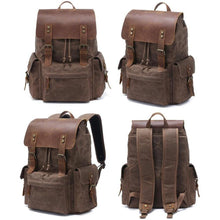Load image into Gallery viewer, Waxed Canvas Backpack | LATVIA
