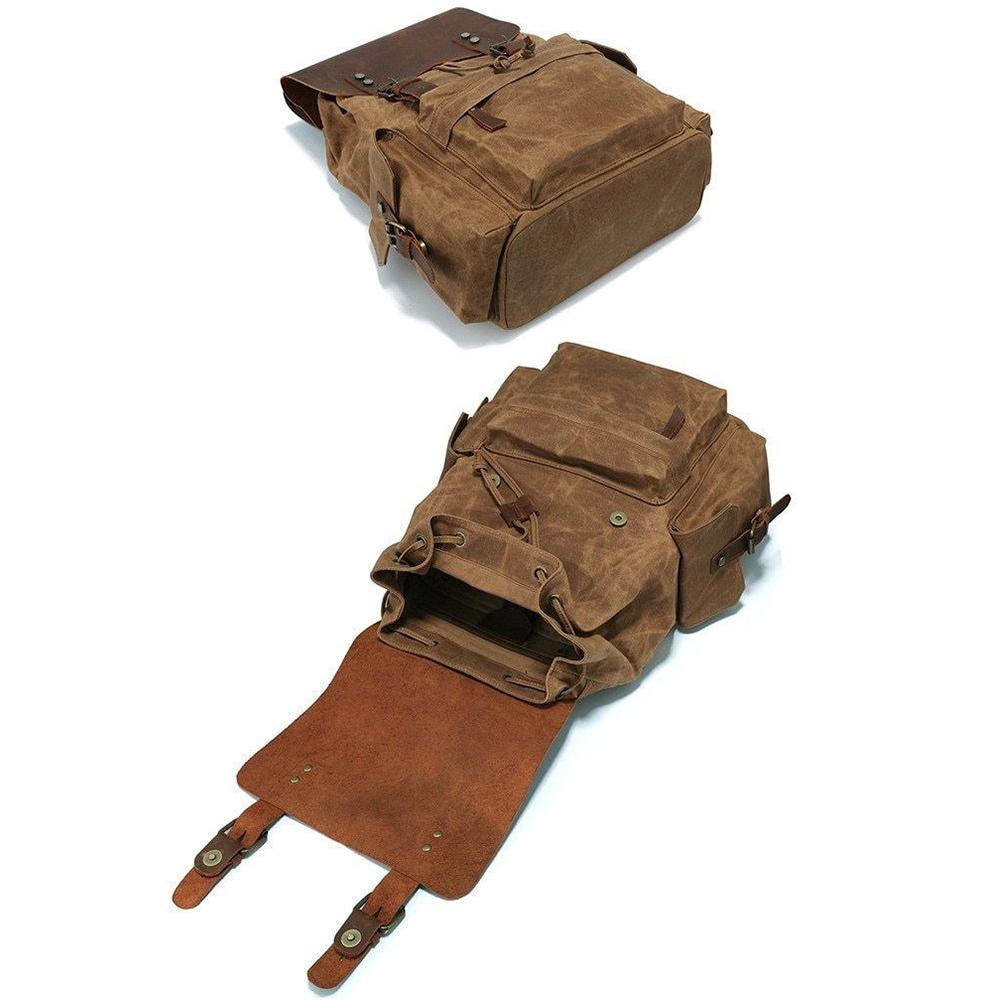 Waxed Canvas Backpack | LATVIA