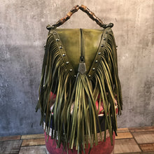 Load image into Gallery viewer, Western Womens Vintage Boho Bags Leather Crossbody Fringe Handbags Hippie Purses for Women
