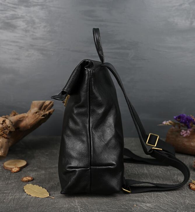 Women's Leather Laptop Backpack Purse Rucksack Bag For Women