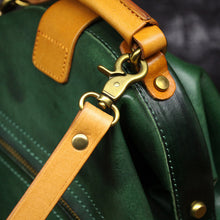 Load image into Gallery viewer, Small Women&#39;s Green Leather Doctor Bag Backpack Purse Handbags for Women
