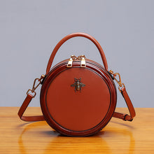 Load image into Gallery viewer, Bee Leather Circle Bag Crossbody Bags Shoulder Bag Purses for Women
