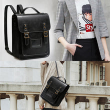 Load image into Gallery viewer, Womens Leather Backpack Purse Crossbody Laptop Messenger Bag Book Bags for Women
