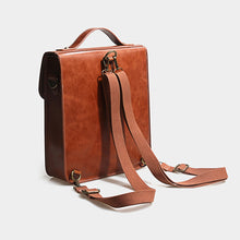Load image into Gallery viewer, Womens Leather Backpack Purse Crossbody Laptop Messenger Bag Book Bags for Women
