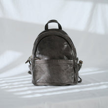 Load image into Gallery viewer, Small Leather Backpack Ladies Leather Rucksack for Women
