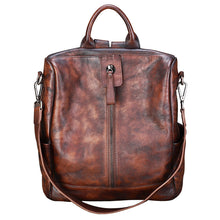 Load image into Gallery viewer, Unique Womens Small Leather Backpack Purses Shoulder Handbags for Women
