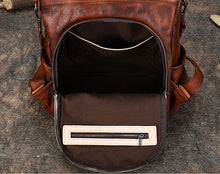 Load image into Gallery viewer, Unique Womens Small Leather Backpack Purses Shoulder Handbags for Women
