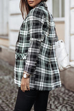 Load image into Gallery viewer, Modern Tartan Lapel Coat
