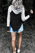 Load image into Gallery viewer, Casual Colorblock Patchwork Long Sleeve Hoodie
