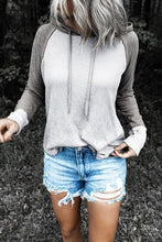 Load image into Gallery viewer, Casual Colorblock Patchwork Long Sleeve Hoodie
