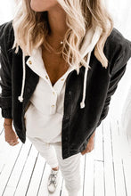 Load image into Gallery viewer, Corduroy Ruffle Sleeve Button Front Jacket
